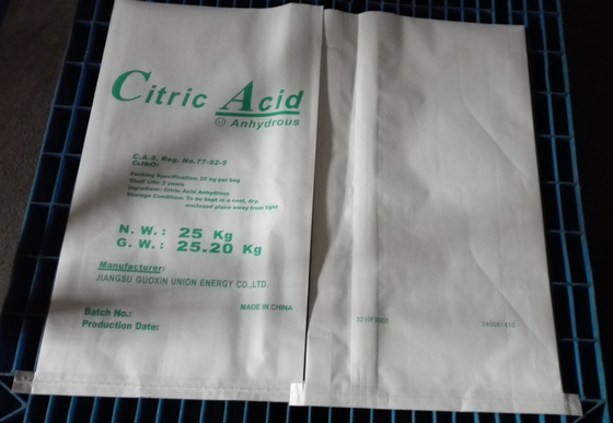 Antioxidant Citric Acid Granular Anhydrous ISO14001 Certification